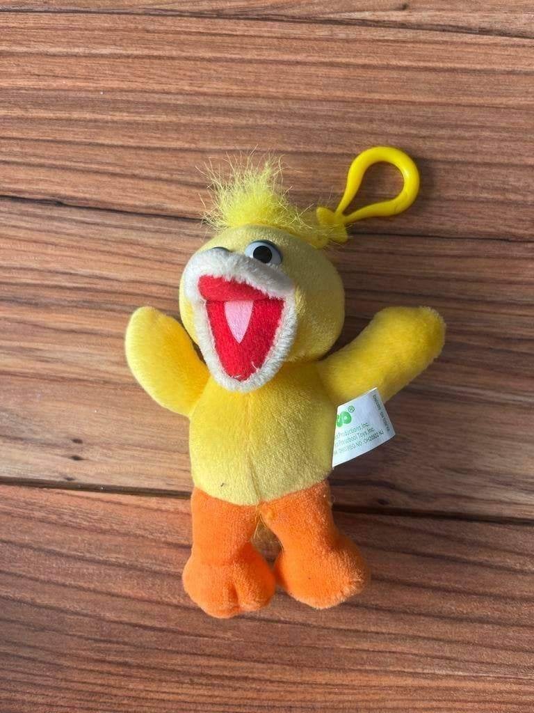 Big Bird Sesamstraat Pluche Knuffel Sleutelhanger Nieuw, Ophalen of Verzenden, Nieuw, Overige typen