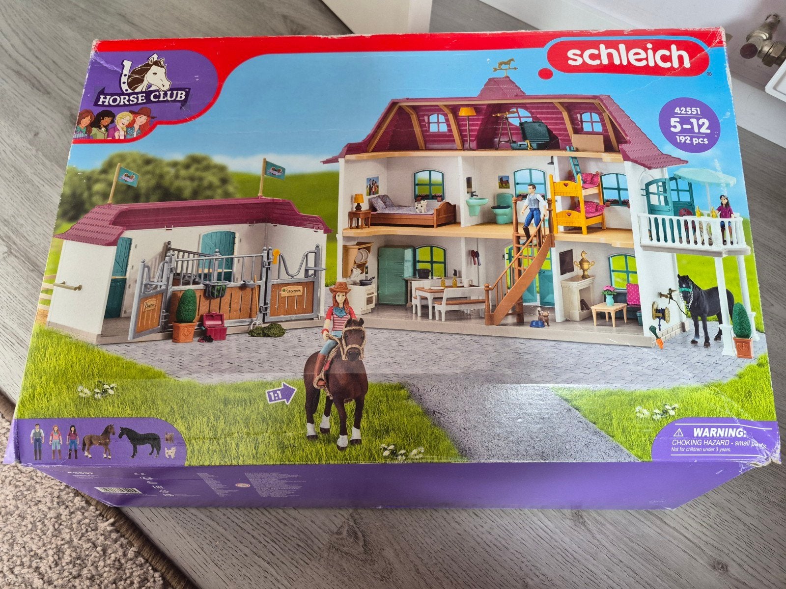 Schleich Horse Club Manege met woonhuis, Ophalen of Verzenden, Gebruikt, Jongen of Meisje