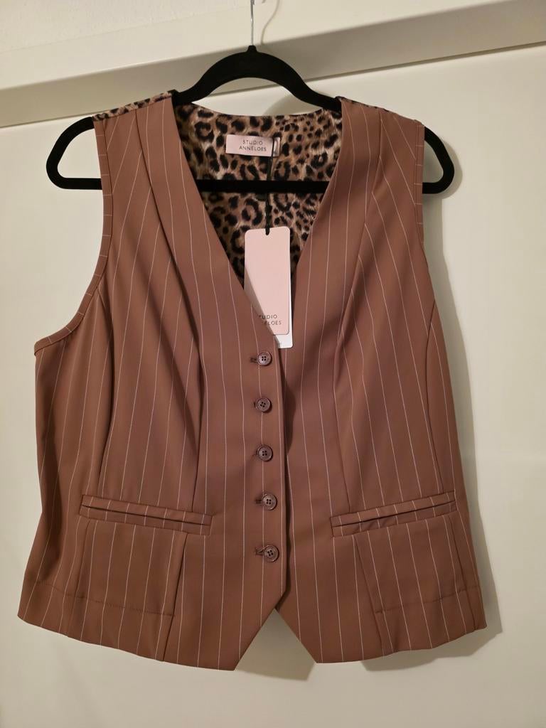 Studio Anneloes gilet mt XL, Studio Anneloes, Bruin, Verzenden, Maat 46/48 (XL) of groter