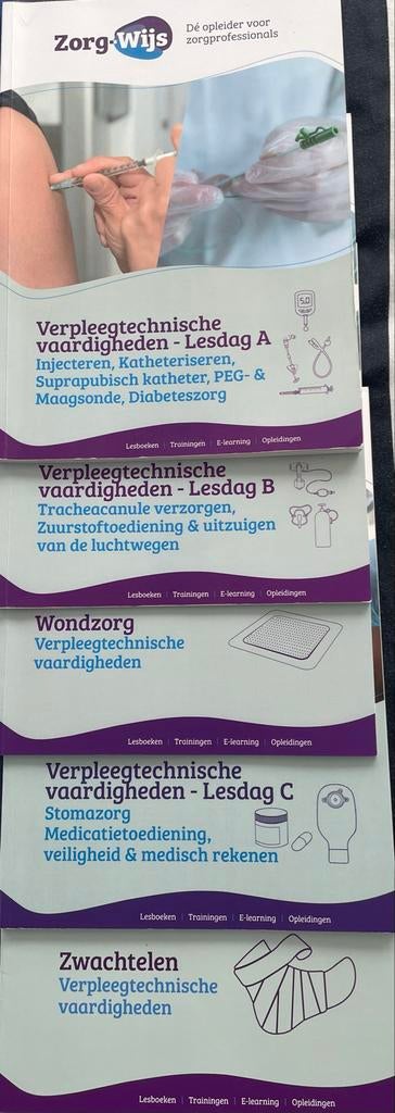 Leerboeken Verpleegtechnische vaardigheden VIG, Boeken, Ophalen of Verzenden, Zo goed als nieuw, MBO