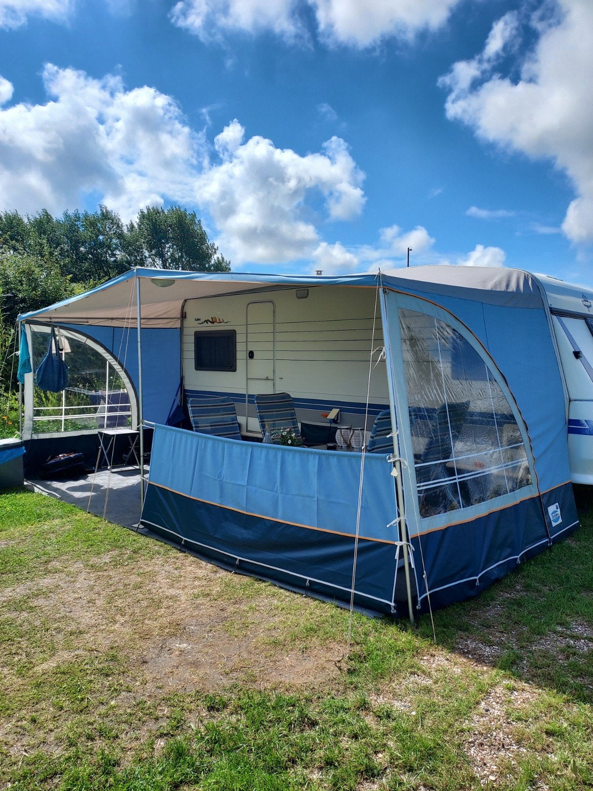 Originele Hobby panorama voortent, Caravans en Kamperen, Ophalen
