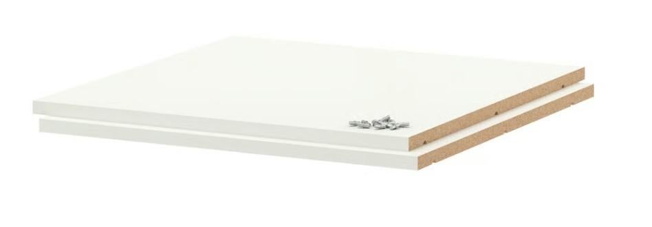4 utrusta planken 60x60 wit, Wit, Nieuw, Minder dan 100 cm, 50 tot 75 cm