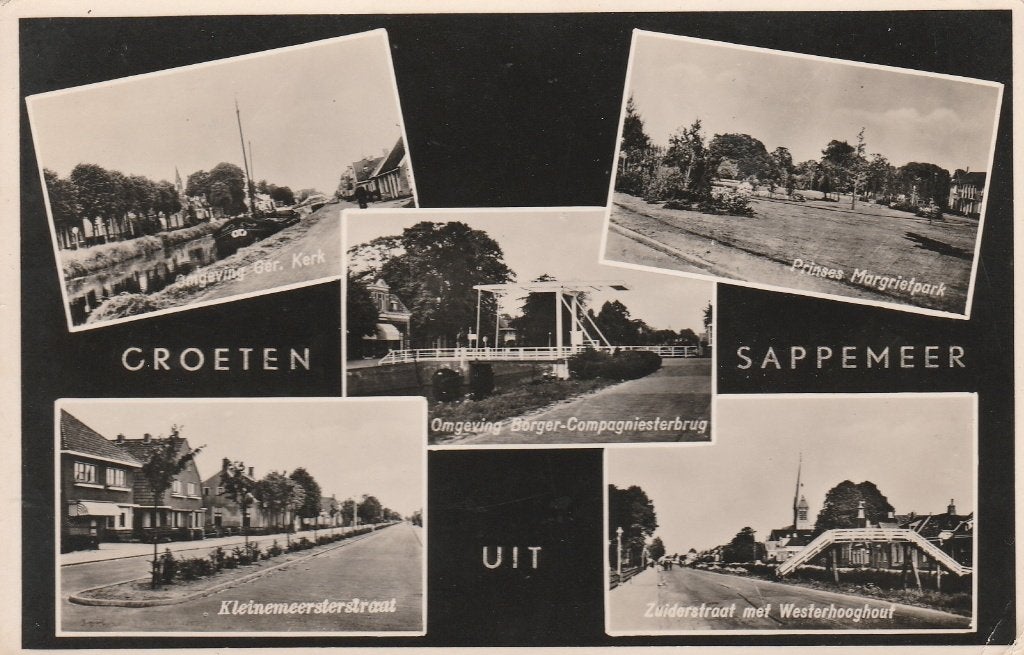 Sappemeer, Ophalen of Verzenden, 1940 tot 1960, Gelopen, Groningen