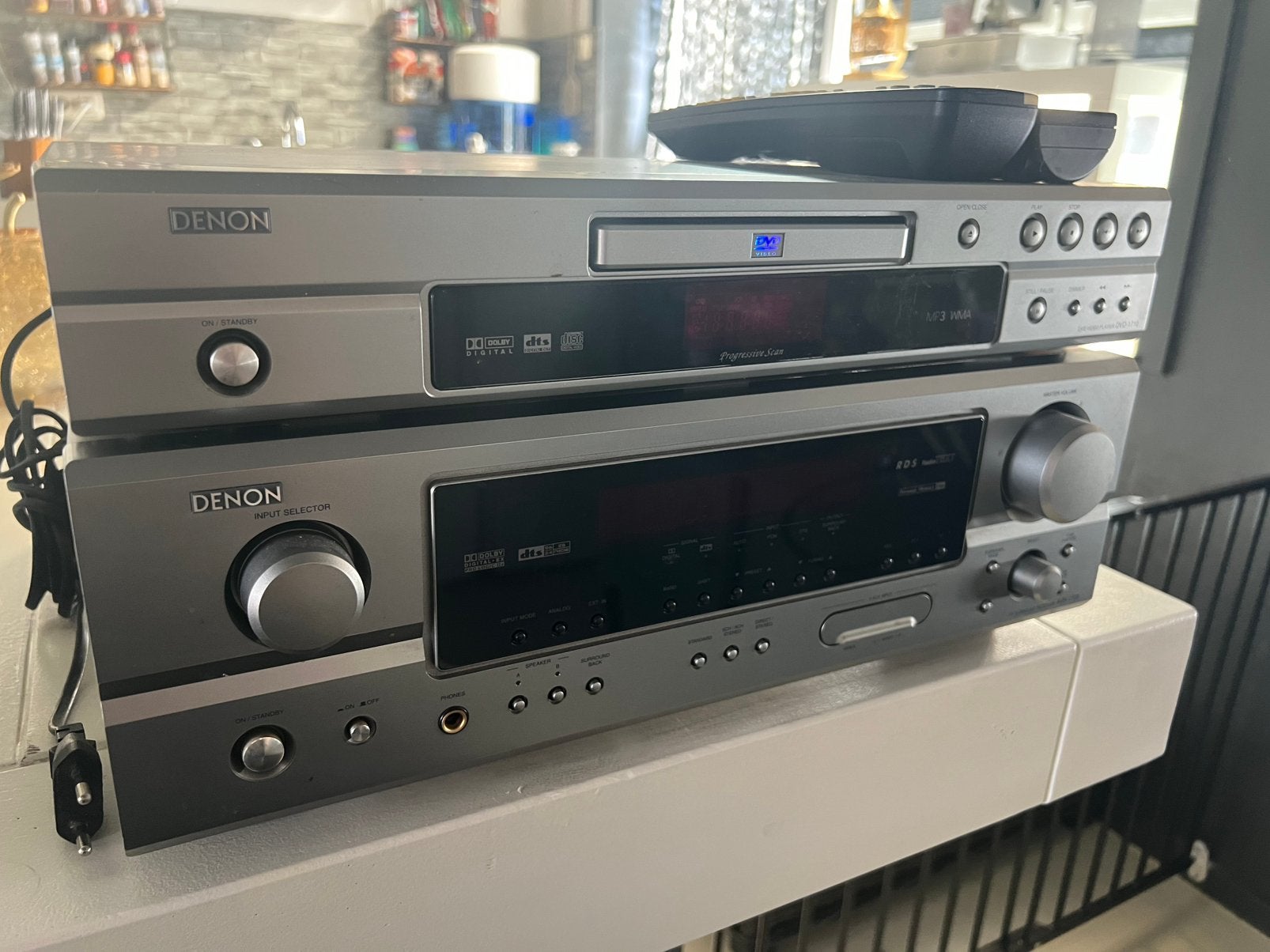Denon radio versterker met dvd speler, Audio, Tv en Foto, Stereo-sets, Ophalen, Zo goed als nieuw, Denon