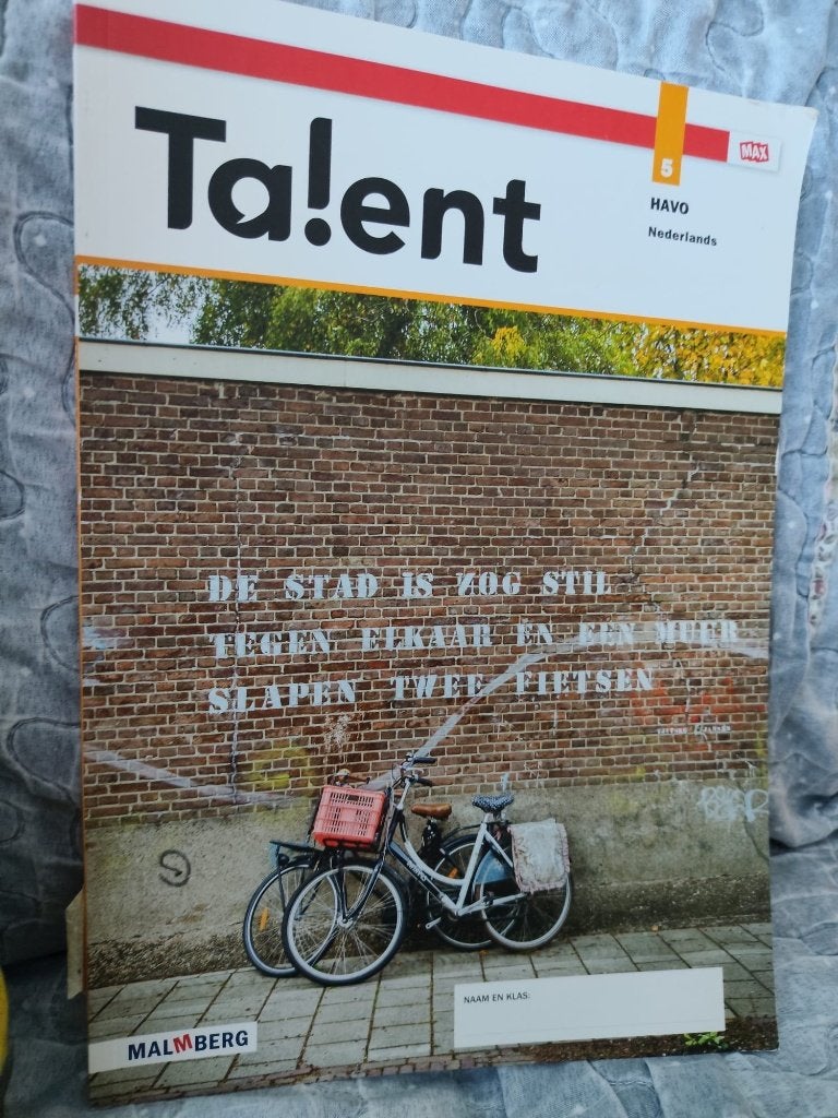 Talent Havo Nederlands 5 Malmberg, Boeken, Malmberg, HAVO, Ophalen of Verzenden, Zo goed als nieuw