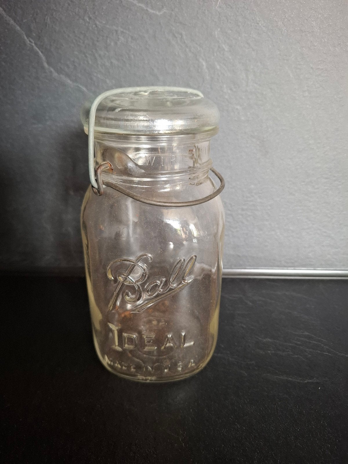 Mason Ball Jar  weckpot met draadbeugel, Ophalen of Verzenden