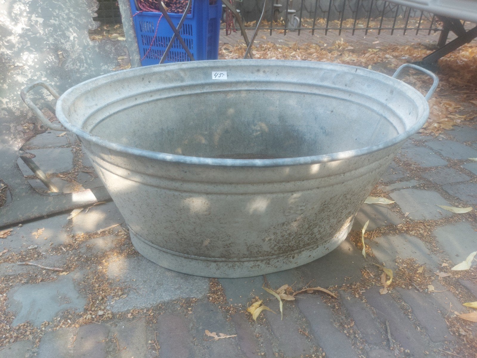 teil zink GOED en waterdicht jr 50 brocante, Ophalen, Metaal, 30 tot 60 cm, 60 tot 100 cm