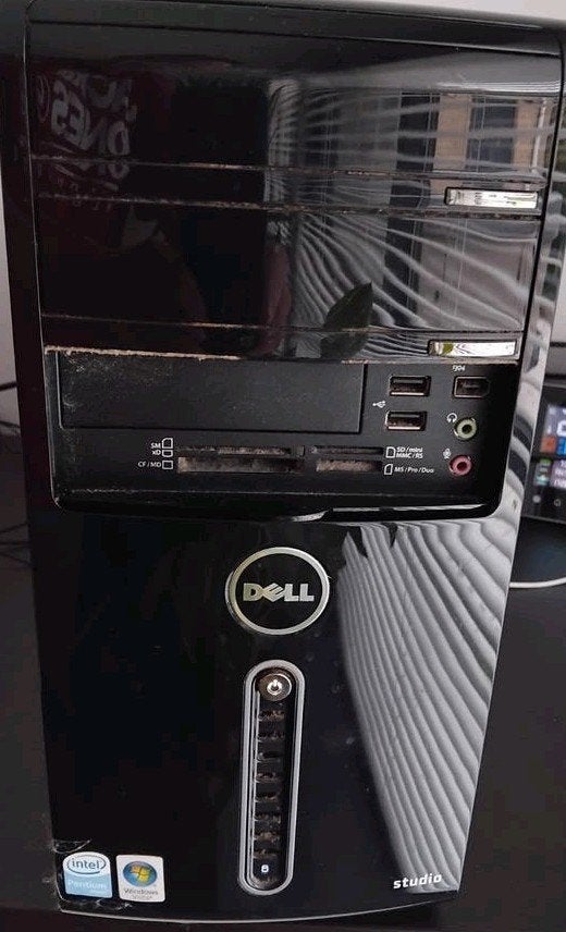 Dell computer 297gb Studio540 reeds jaren oud ACPIX86 PROCES, Ophalen, Gebruikt, Dell, Minder dan 4 GB