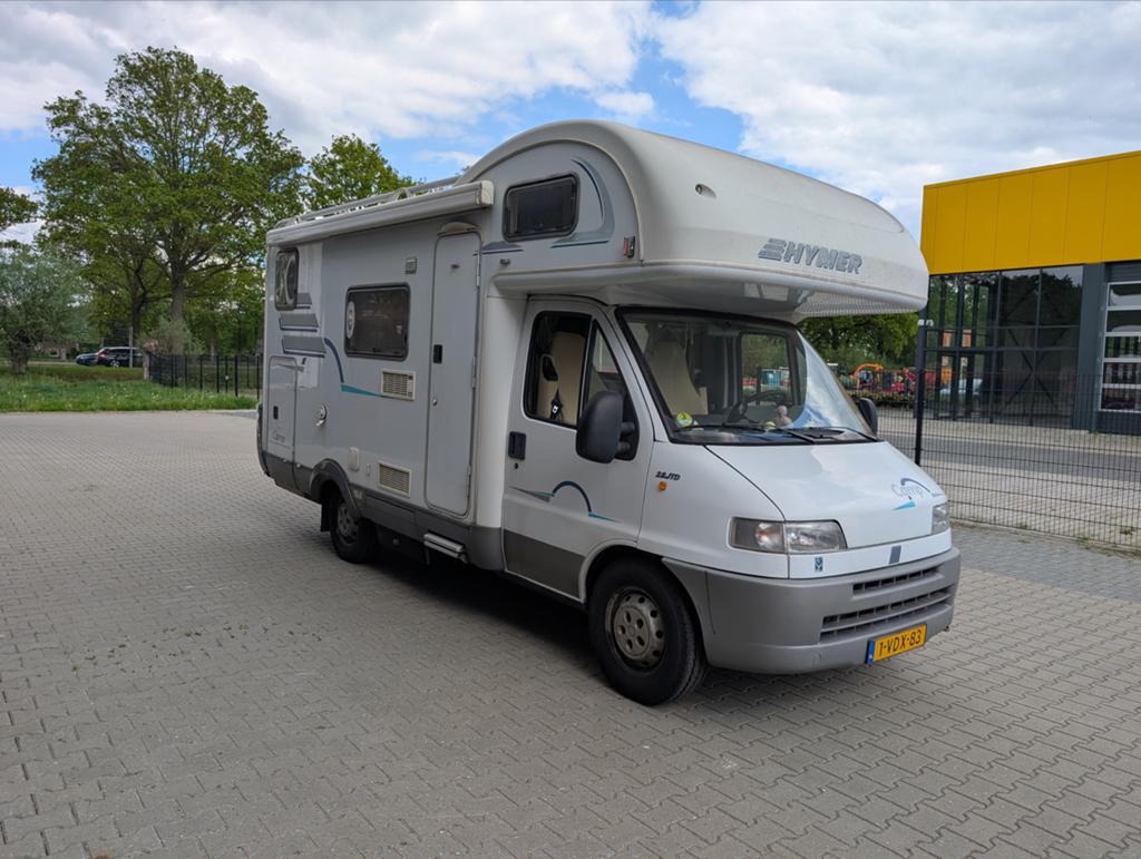 Onze "Struzzo" een Fantastische Fiat  Hymer camper, Afzuigkap, Alkoof, Ringverwarming, Fiat