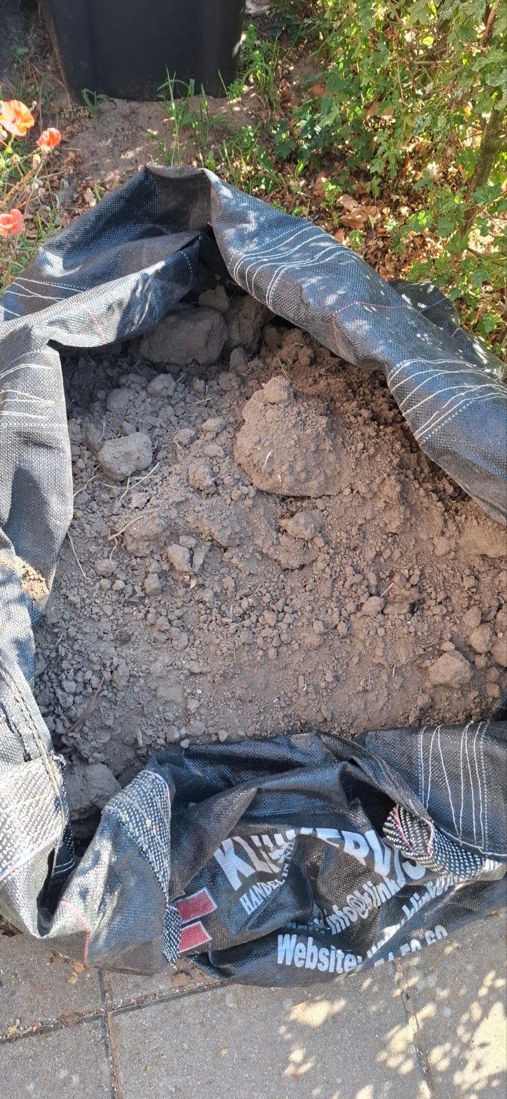 Halve kuub zwart zand, Tuin en Terras, Zand, Ophalen, Overige typen