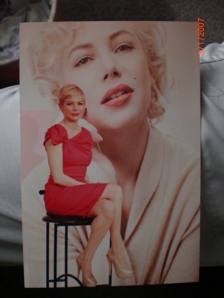 foto Michelle Williams 4, Ophalen of Verzenden, 1980 tot heden, Ongelopen, Sterren en Beroemdheden