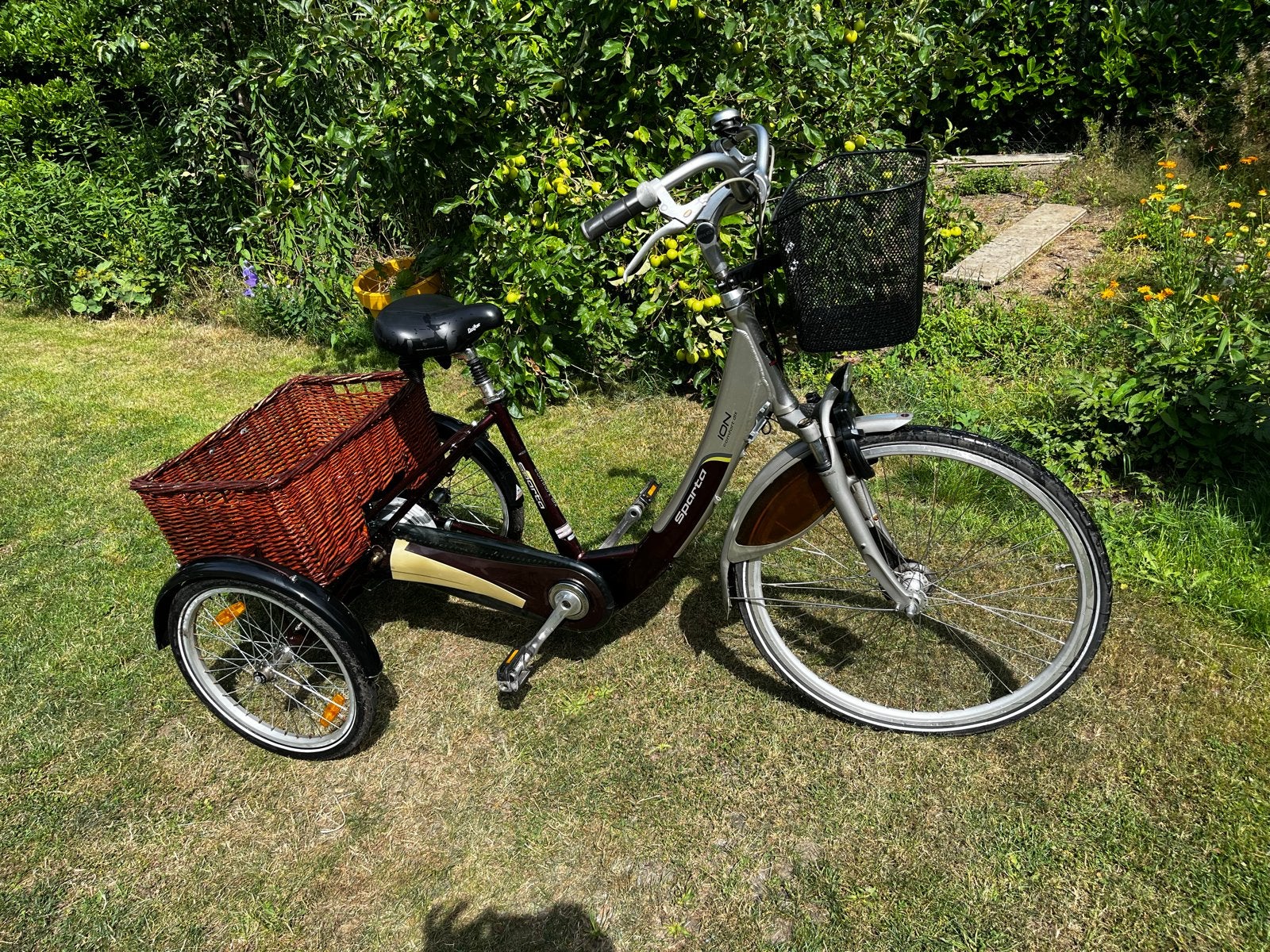 Sparta Ion elektrische driewieler seniorenfiets, Fietsen en Brommers, Elektrische fietsen, Ophalen, Gebruikt, 50 km per accu of meer