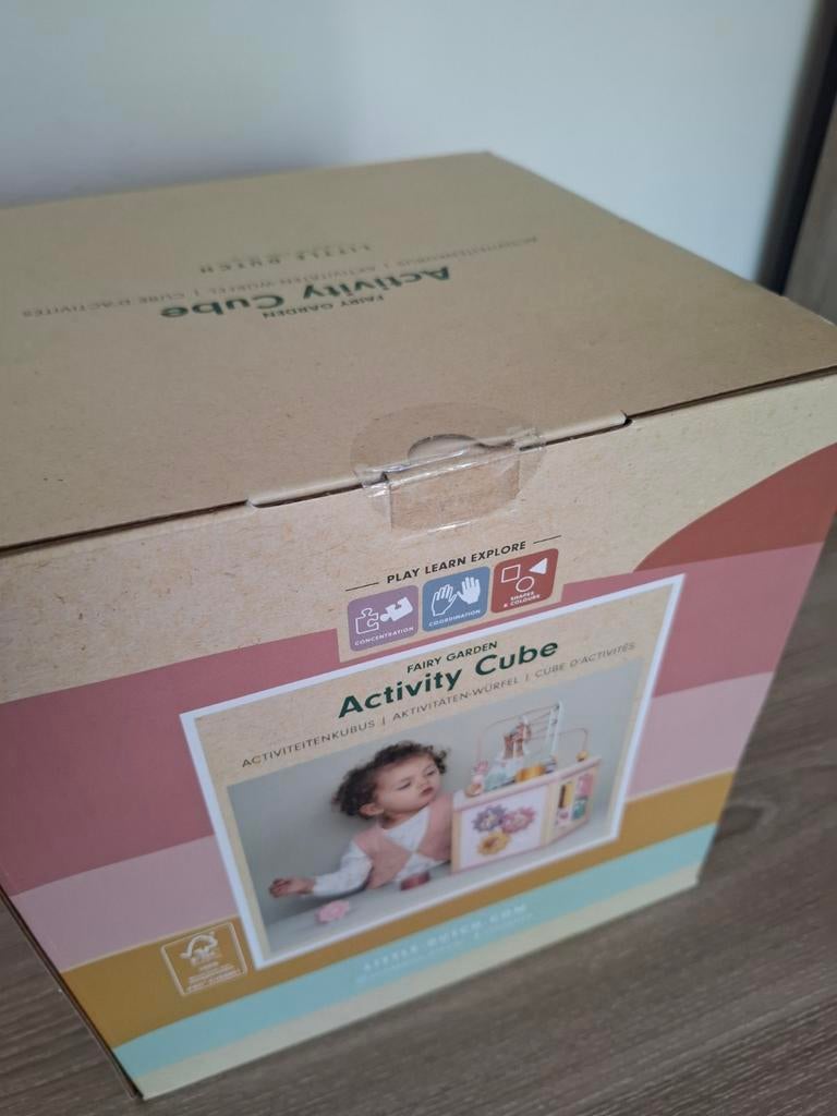 Activity Cube - Activiteitenkubus baby 0-1 jaar - Nieuw, Kinderen en Baby's, Speelgoed | Babyspeelgoed, Ophalen of Verzenden, Nieuw