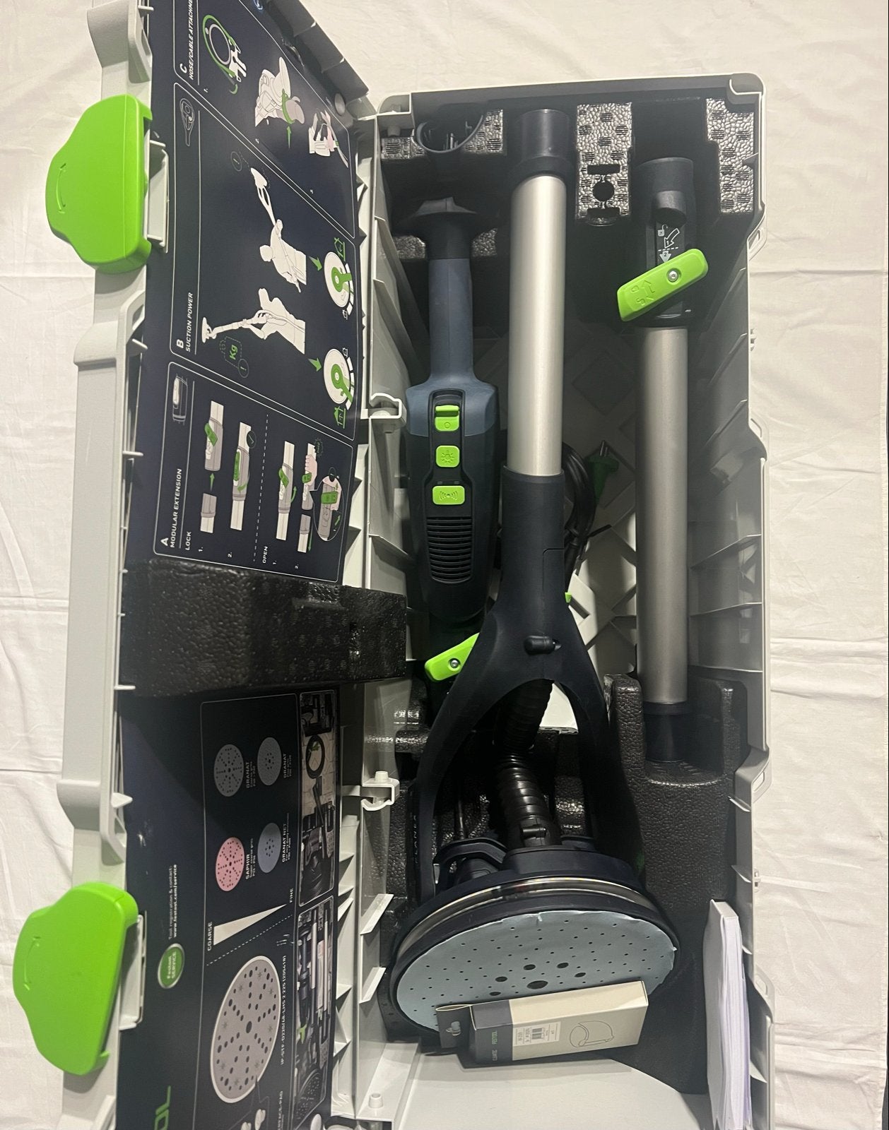 Festool Planex LHS 2 225 EQI-Plus Langnek Schuurmachine, Ophalen of Verzenden, Zo goed als nieuw, Minder dan 600 watt, Overige typen