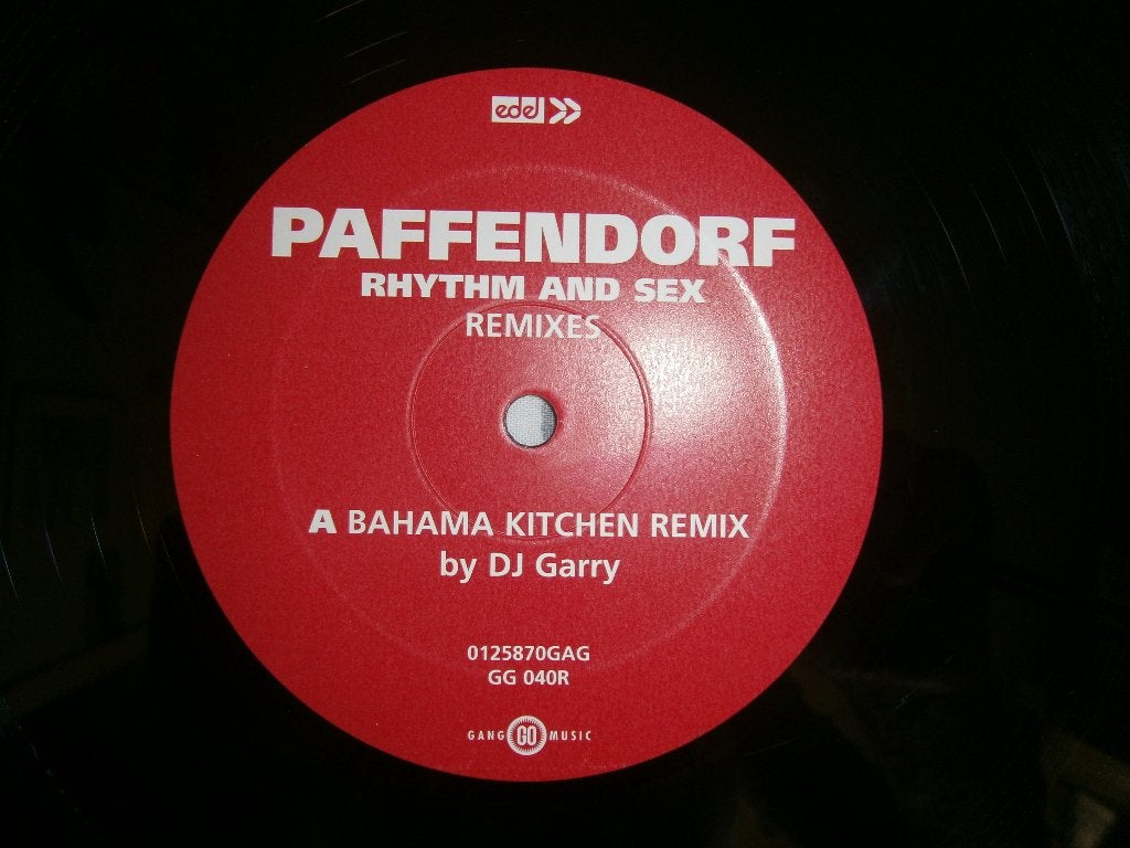 Paffendorf – Rhythm And Sex (Remixes). 2001. Hard Trance, Ophalen, Trance, Inclusief binnenhoes, Zo goed als nieuw