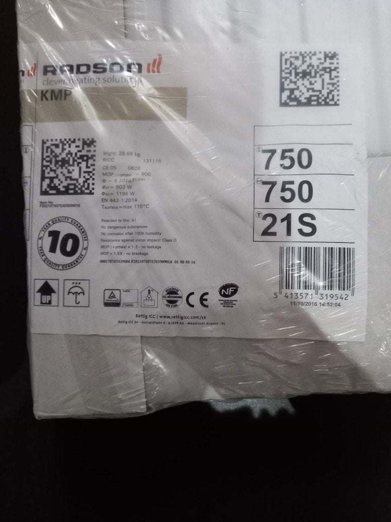 Radson Radiator, Ophalen, 30 tot 80 cm, Radiator, Nieuw