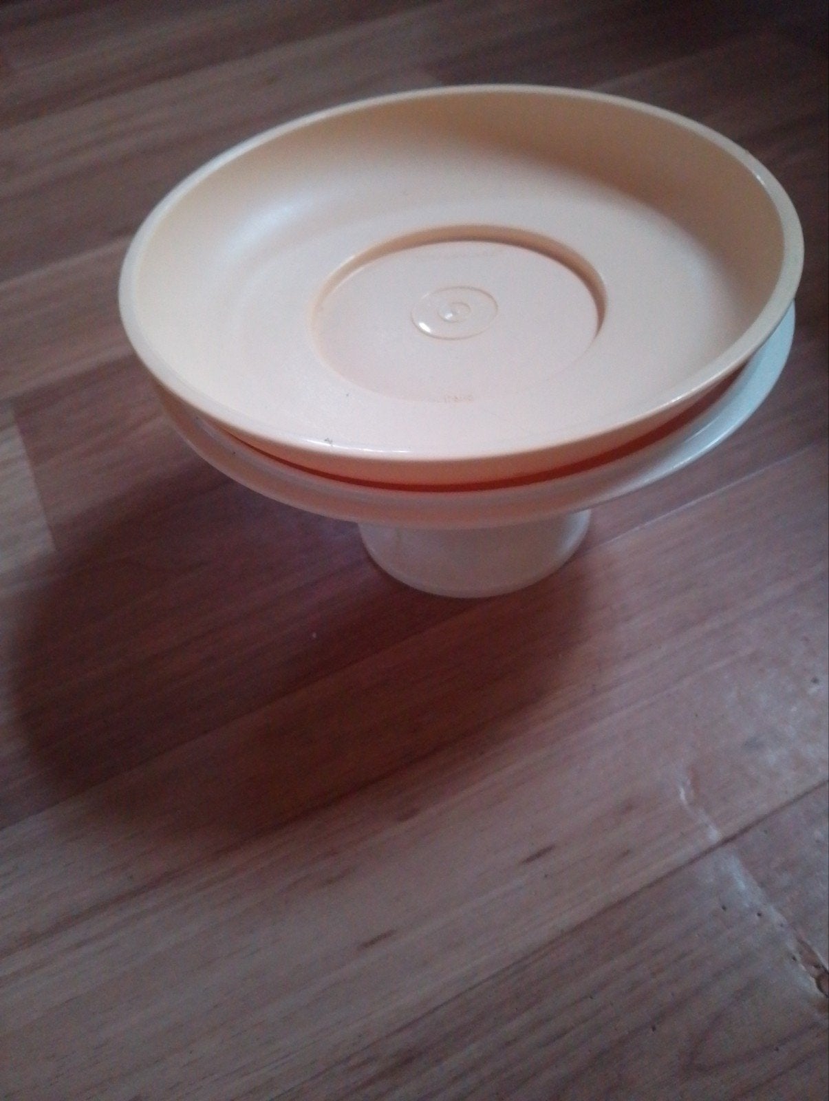 Tupperware taartplateau/serveerschaal - vintage, Huis en Inrichting, Keuken | Tupperware, Gebruikt, Schaal, Ophalen of Verzenden
