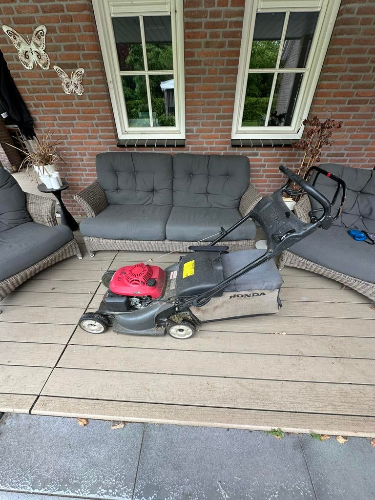 Honda HRX 476 grasmaaier, Tuin en Terras, Ophalen, Gebruikt, Mulchfunctie