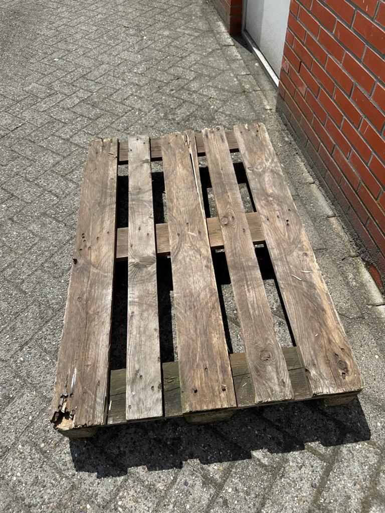 Europallets 3 stuks., Ophalen, Zo goed als nieuw, Pallet, Minder dan 200 cm