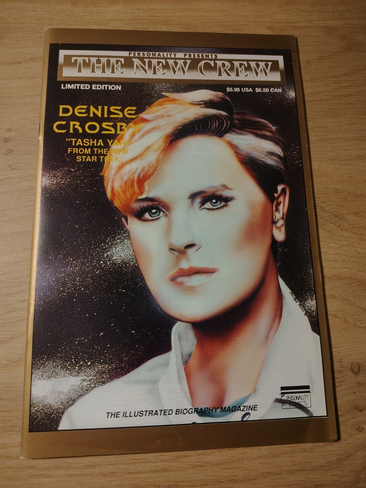 The New Crew Denise Crosby "Tasha Yar" Trading Card edition, Ophalen of Verzenden
