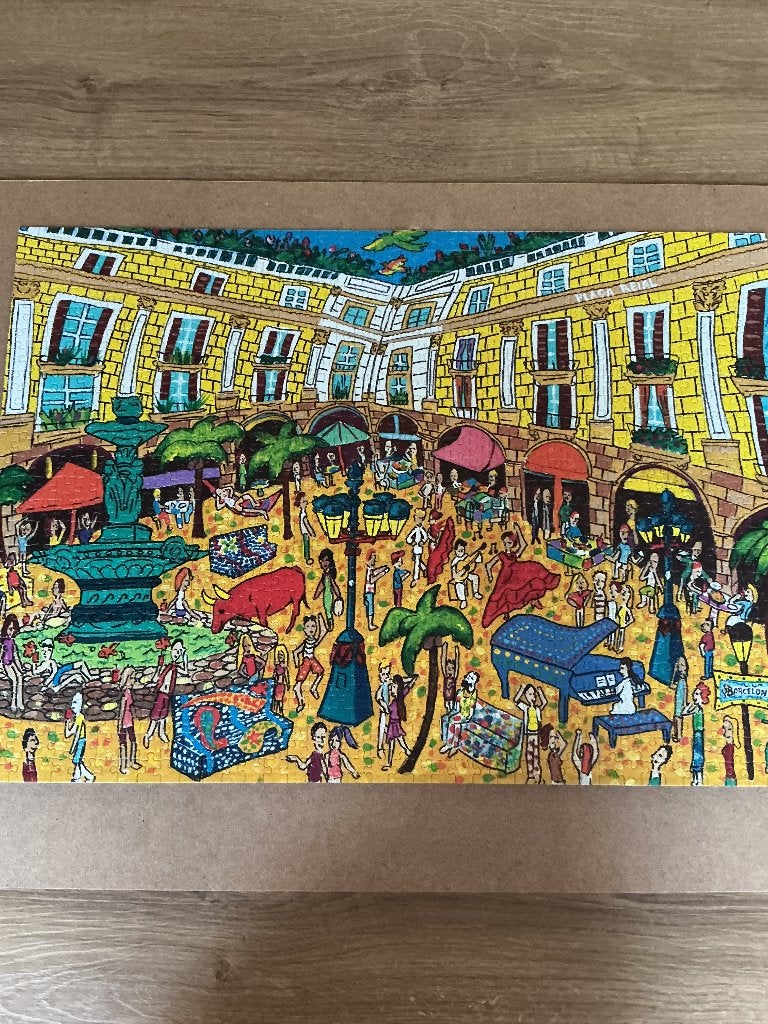 Jumbo Legpuzzel 1000 stukjes - Barcelona, Ophalen of Verzenden, 500 t/m 1500 stukjes, Zo goed als nieuw, Legpuzzel