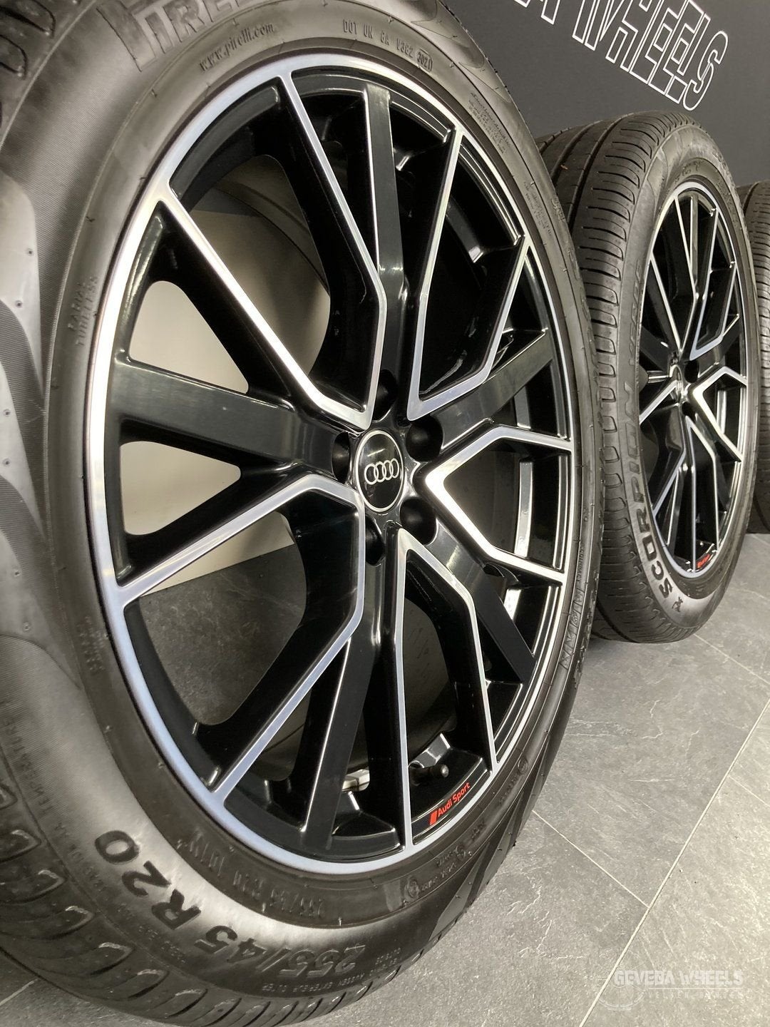 20” originele Audi Q5 / SQ5 velgen + zomerbanden 5x112   80A, Gebruikt, 255 mm, -, -