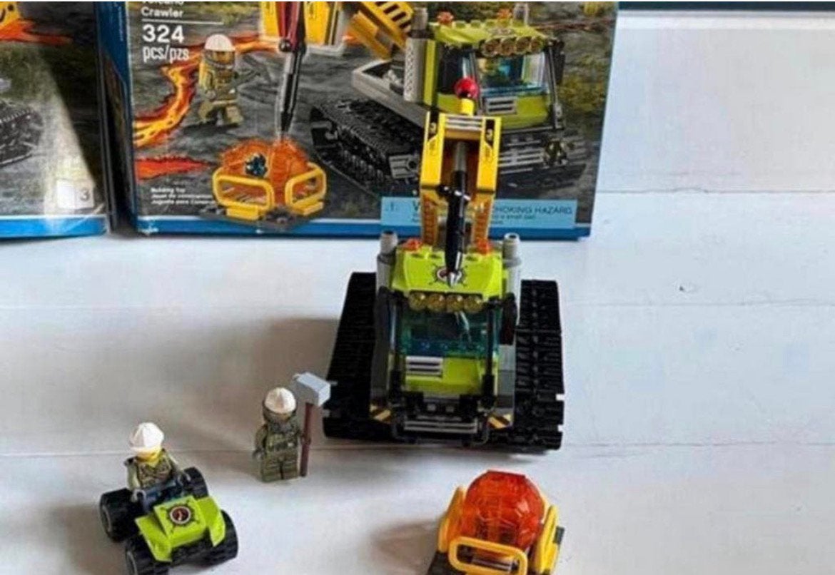 LEGO City Vulkaan Crawler - 60122, Ophalen of Verzenden, Gebruikt, Lego