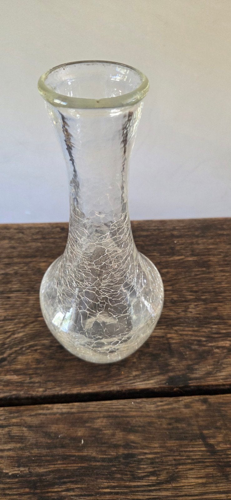 Decoratieve glazen vaas met craquelé-effect, Ophalen