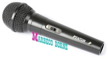 Dynamische microfoon vocaal, XLR incl. kabel DM100 Zwart, Ophalen, Overige typen, Nieuw, Marbeco