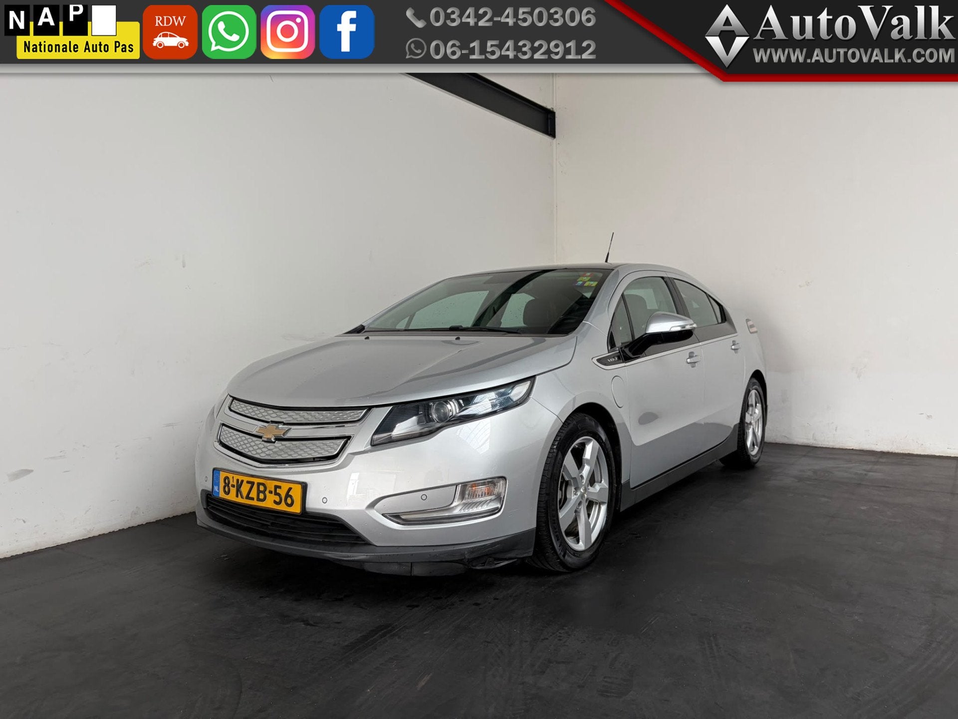 Chevrolet Volt 1.4 LTZ. Hybride. Zuinig! (bj 2013), Auto's, Euro 5, Gebruikt, 1398 cc, 4 cilinders