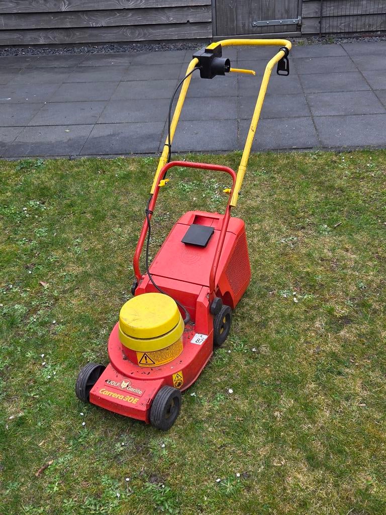 Wolf Garten Carrera 30E Elektrische Grasmaaier, Ophalen, Cirkelmaaier, Elektrische grasmaaier, 30 t/m 39 cm