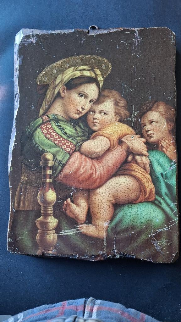 Madonna op stoel, Ophalen