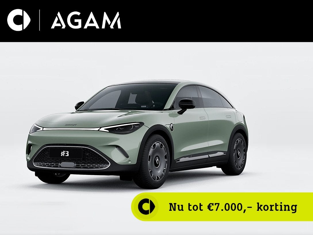 smart #3 Premium 66 kWh, Auto's, Smart, Automaat, Leder, Nieuw, #3