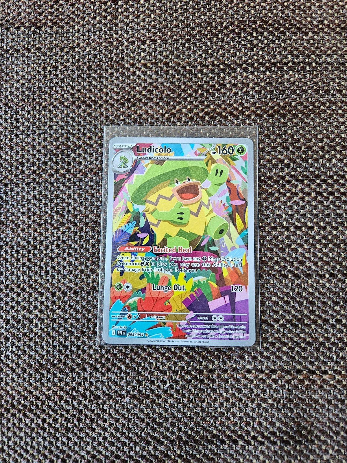 Pokémon - Ludicolo 095/094, Ophalen of Verzenden, Zo goed als nieuw, Losse kaart