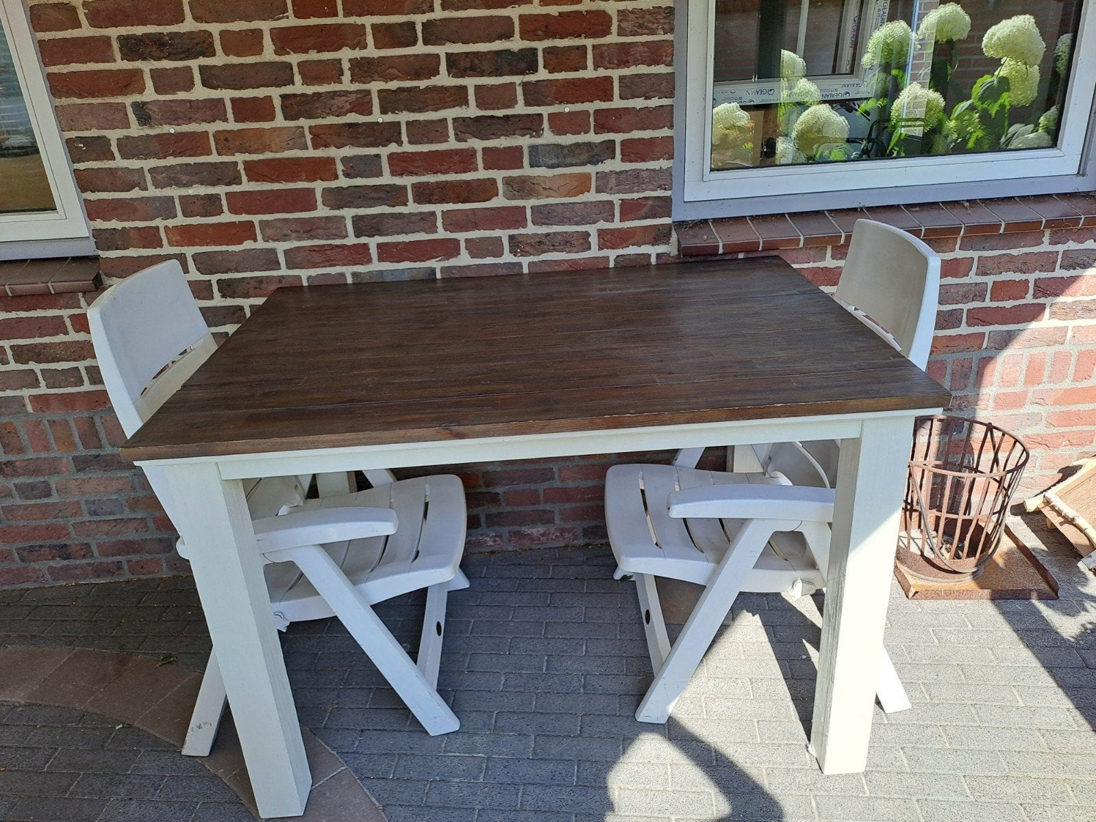 Kamertafel of serre tafel, Ophalen