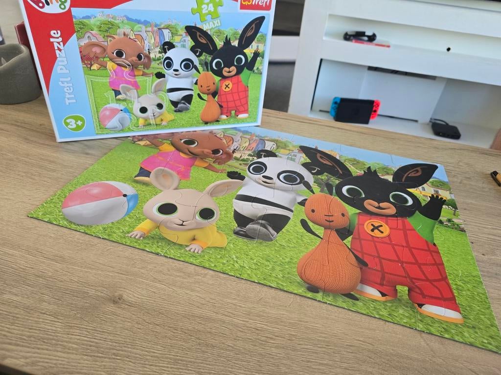 Bing Trefl Maxi Puzzel 24 Stukjes, Ophalen of Verzenden, Gebruikt, Handmatig, Overige merken