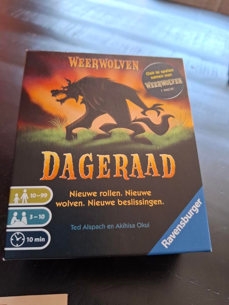 Weerwolven dageraad, Vijf spelers of meer, Ophalen of Verzenden, Zo goed als nieuw, Ravensburger
