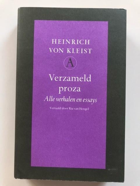 Heinrich von Kleist: Verzameld proza, Boeken, Ophalen of Verzenden, Zo goed als nieuw
