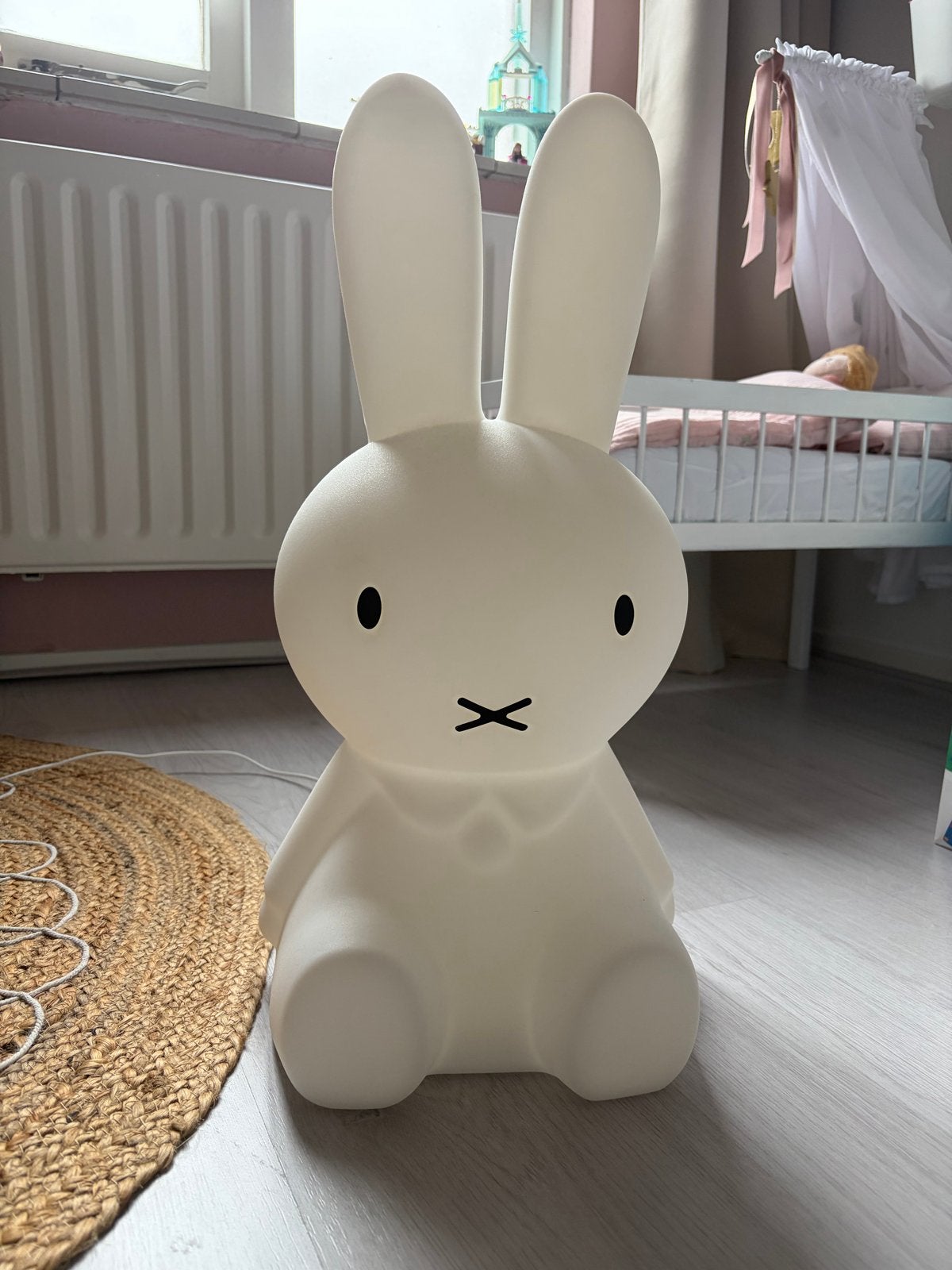 Mr Maria Nijntje lamp 50cm met dimmer - Zo goed als nieuw, Overige merken, Ophalen of Verzenden, Zo goed als nieuw, Wit