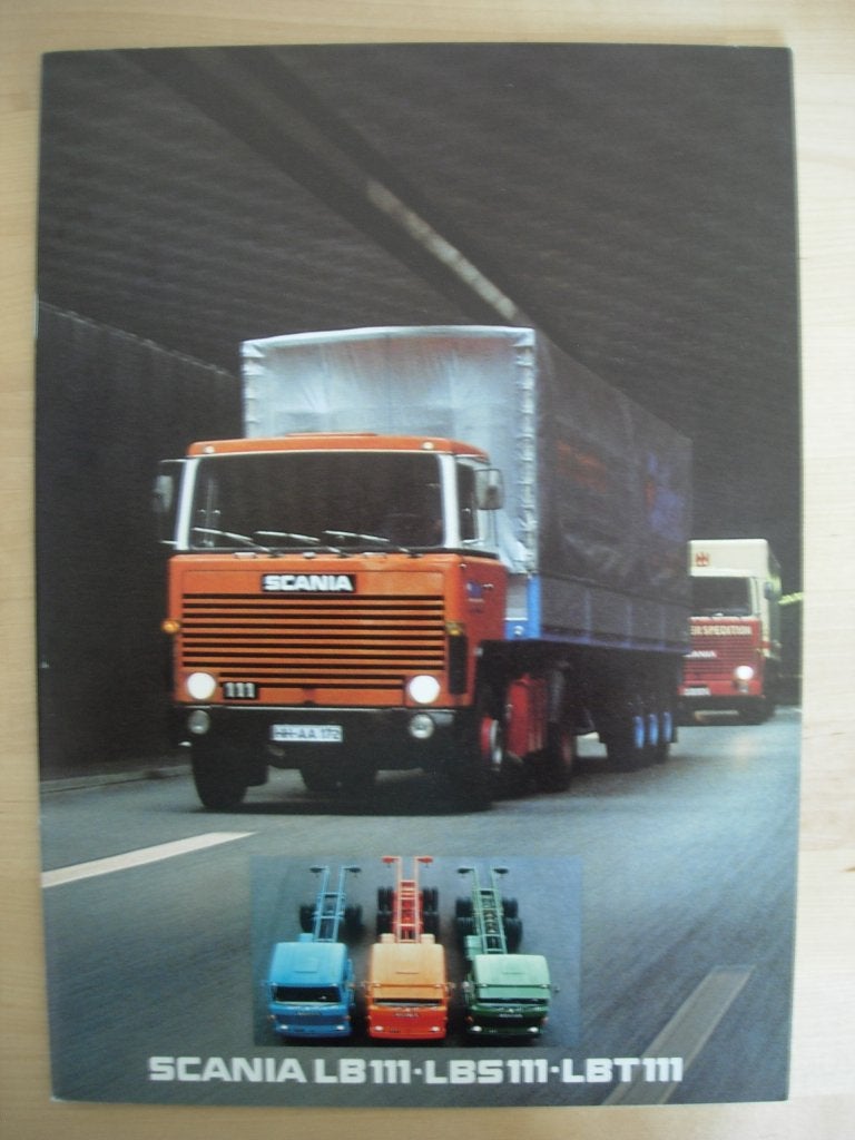 Scania LB111 LBS111 LBT111 Brochure 1979 – LB LBS LBT 111, Ophalen of Verzenden, Zo goed als nieuw, Overige merken, Scania