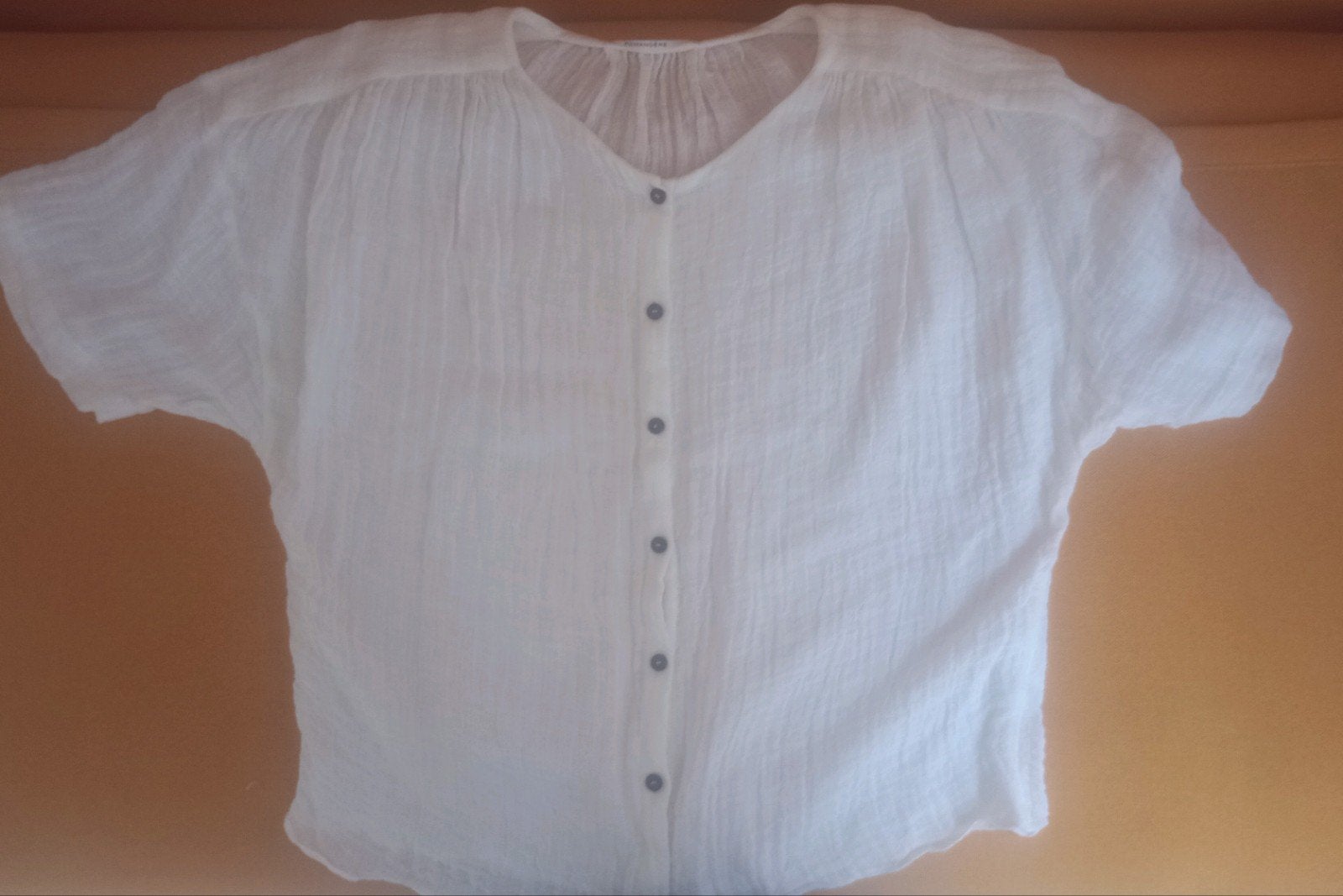 Pomandere linnen blouse, nieuw met kaartje, Maat 38/40 (M), Wit, Nieuw, Ophalen of Verzenden