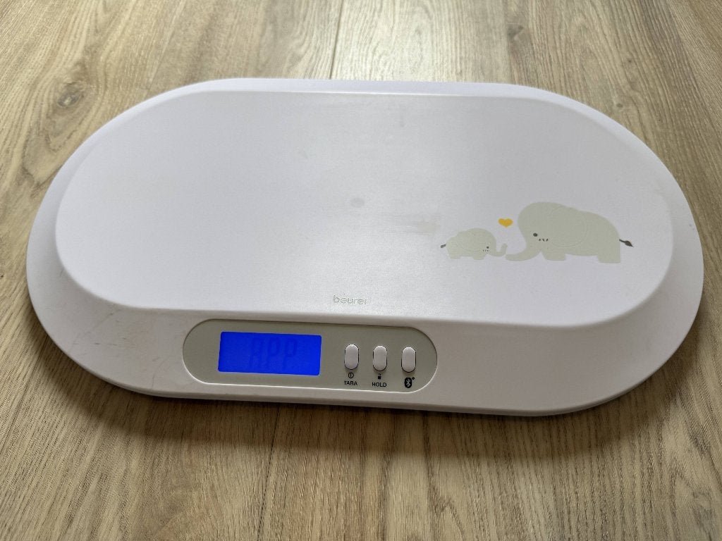 Beurer BY 90 Babyweegschaal met Bluetooth, Witgoed en Apparatuur, Weegschalen, Ophalen, Minder dan 10 kg, 1 tot 500 gram, Personenweegschaal