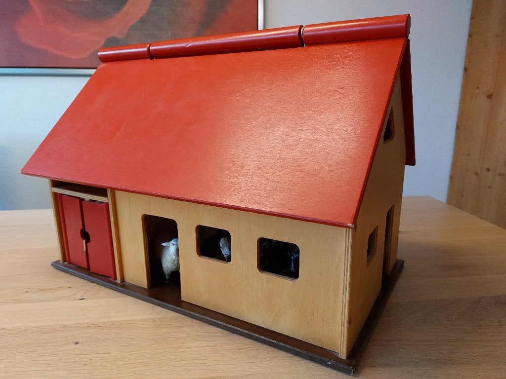 Houten speelboerderij, Ophalen, Zo goed als nieuw