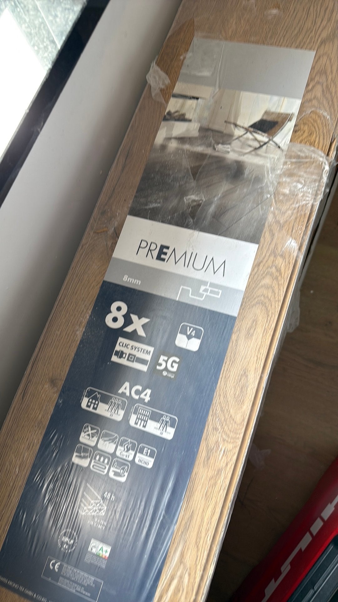 8 pakken laminaat, Doe-het-zelf en Verbouw, Ophalen, 50 tot 150 cm, Nieuw, 5 tot 10 m²