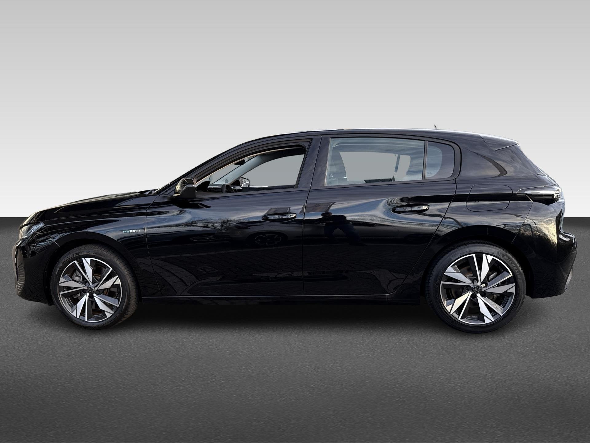 Peugeot 308 1.6 Hybrid 180pk e-EAT8 Automaat Allure, Auto's, Gebruikt, 4 cilinders, 179 pk, Zwart