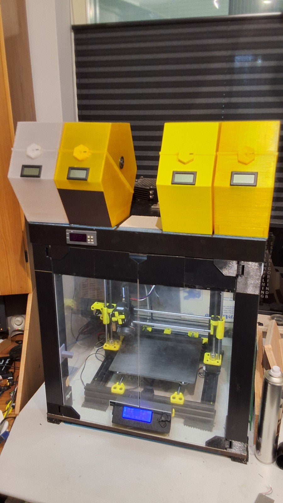 Bear Prusa i3 MK3S 3D-printer met mmu en behuizing, Computers en Software, Ophalen
