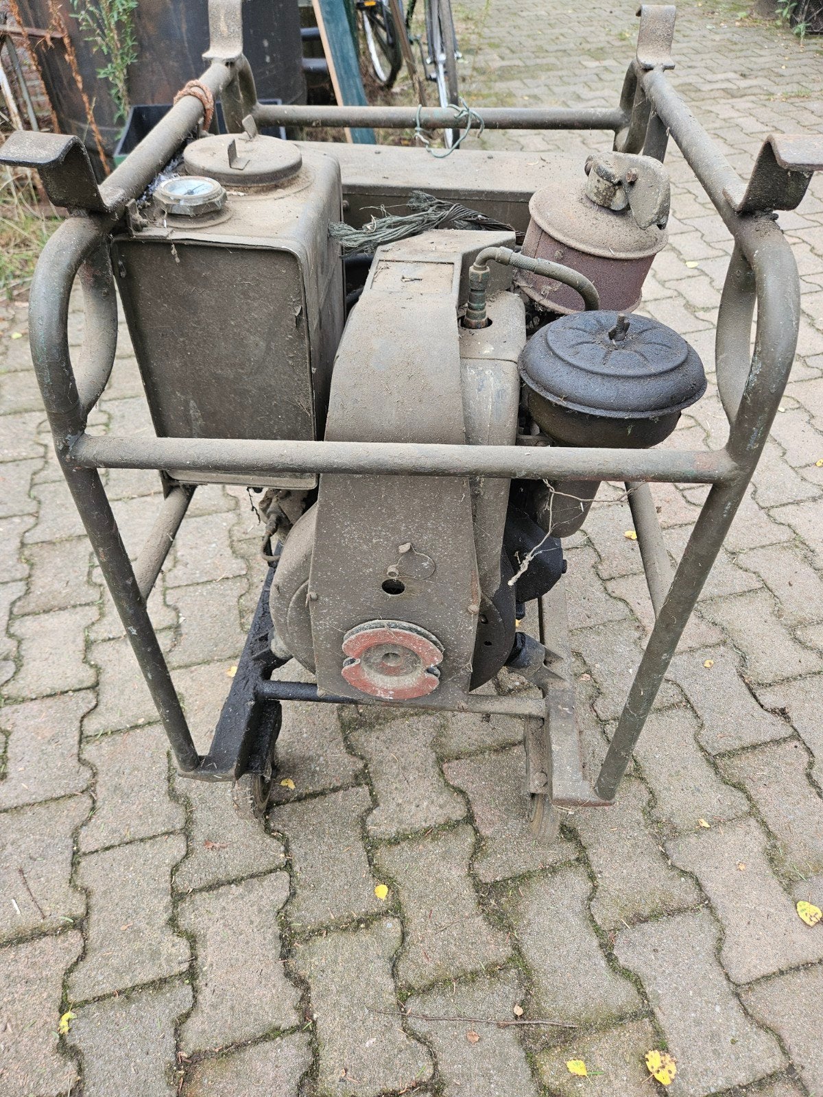 benzine motor met las aggregaat, Ophalen of Verzenden, Gebruikt