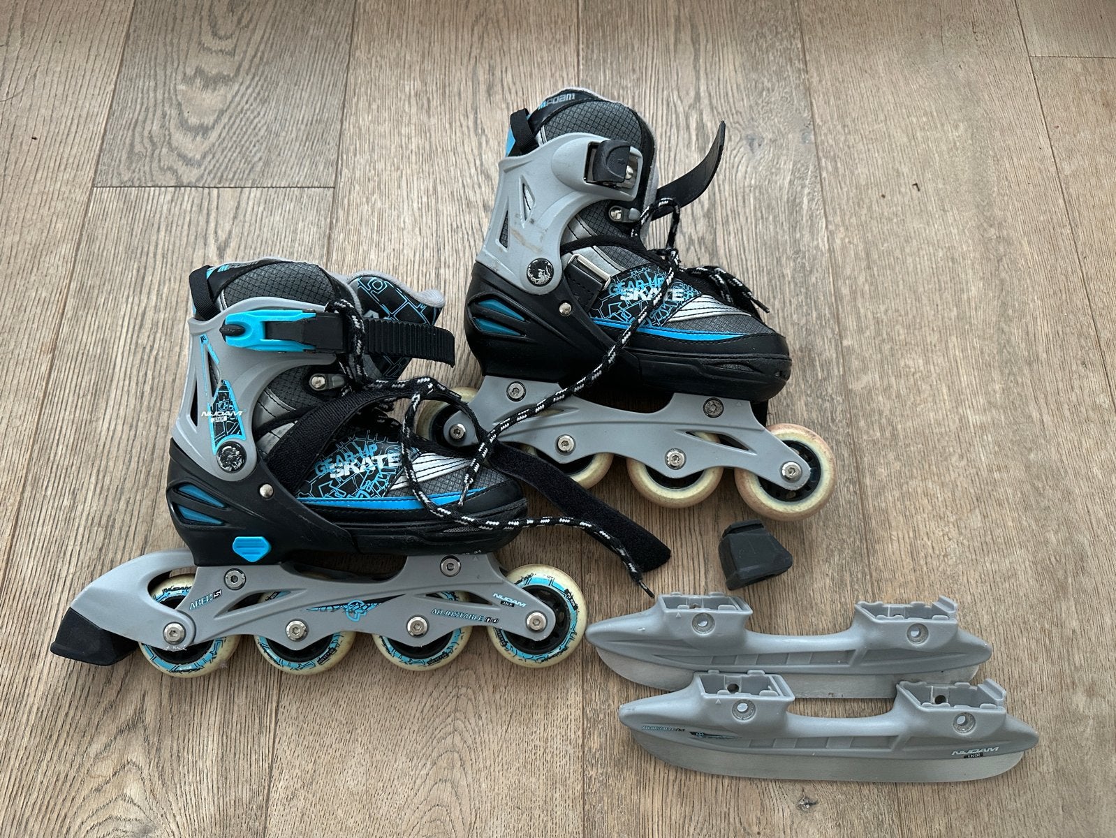 Nijdam Combo-Skate maat 31-34, Overige merken, Kinderen, Ophalen of Verzenden, Inline skates 4 wielen