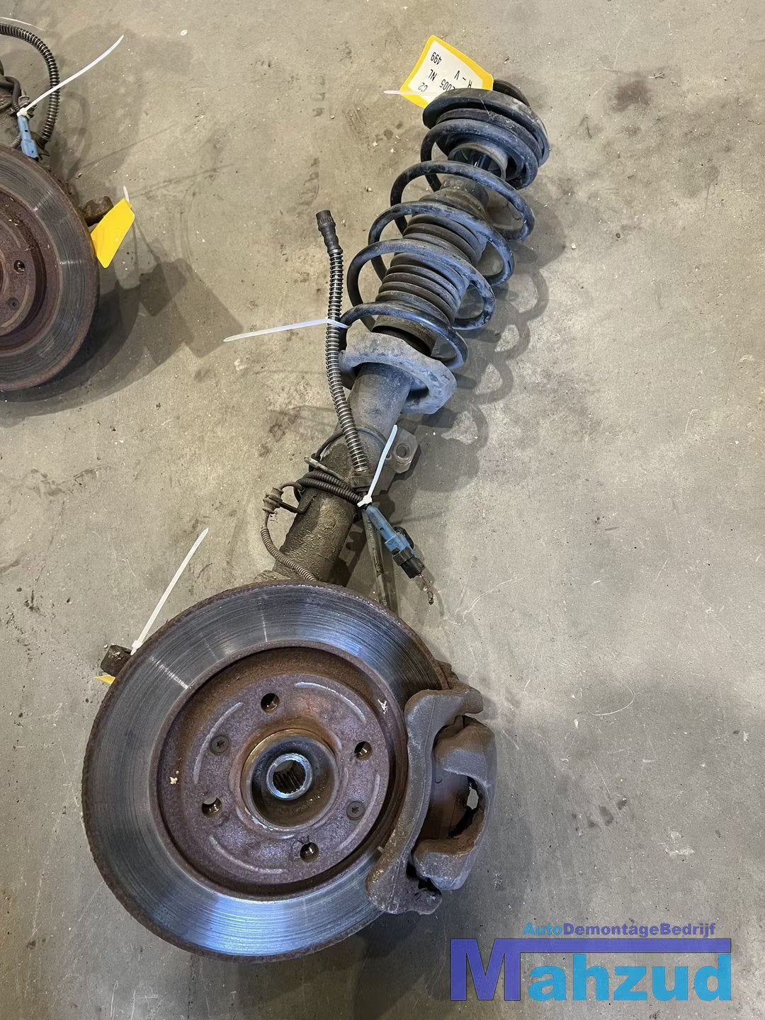 CITROEN C2 1.1 rechts voor veerpoot fusee remklauw 2003-2010, Gebruikt, Citroën, Stellantis N.V., Ophalen of Verzenden