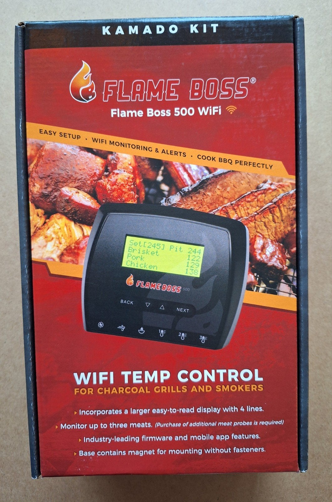Flame Boss 500 WiFi Kamado Kit - Temperatuurregelaar, Ophalen of Verzenden, Nieuw, Flame Boss